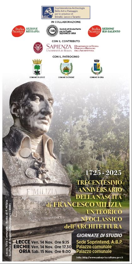 Trecentesimo anniversario di Francesco Milizia