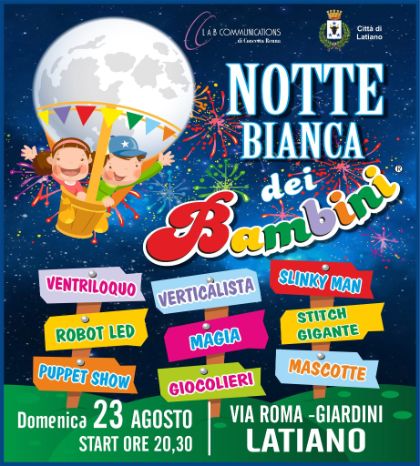 NOTTE BIANCA DEI BAMBINI