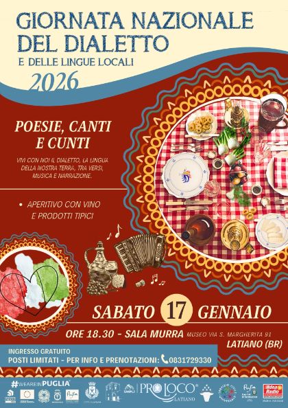 GIORNATA NAZIONALE DEL DIALETTO E DELLE LINGUE LOCALI