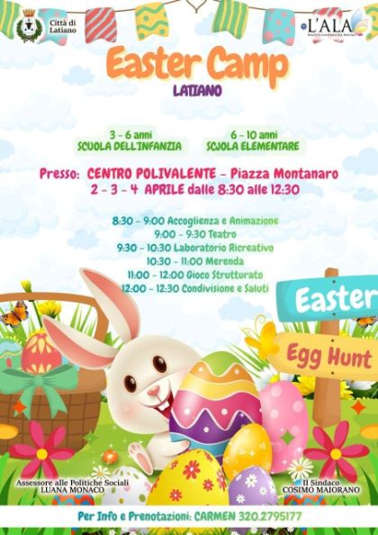 L’ Easter Camp sta arrivando!