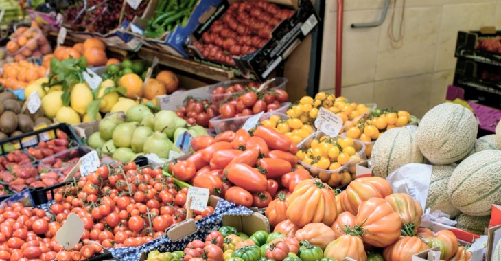 esposizione di frutta