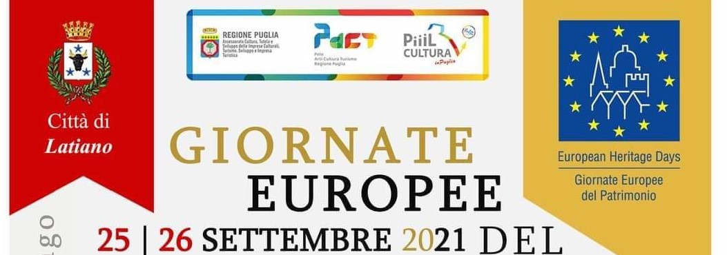 scritta giornate europee